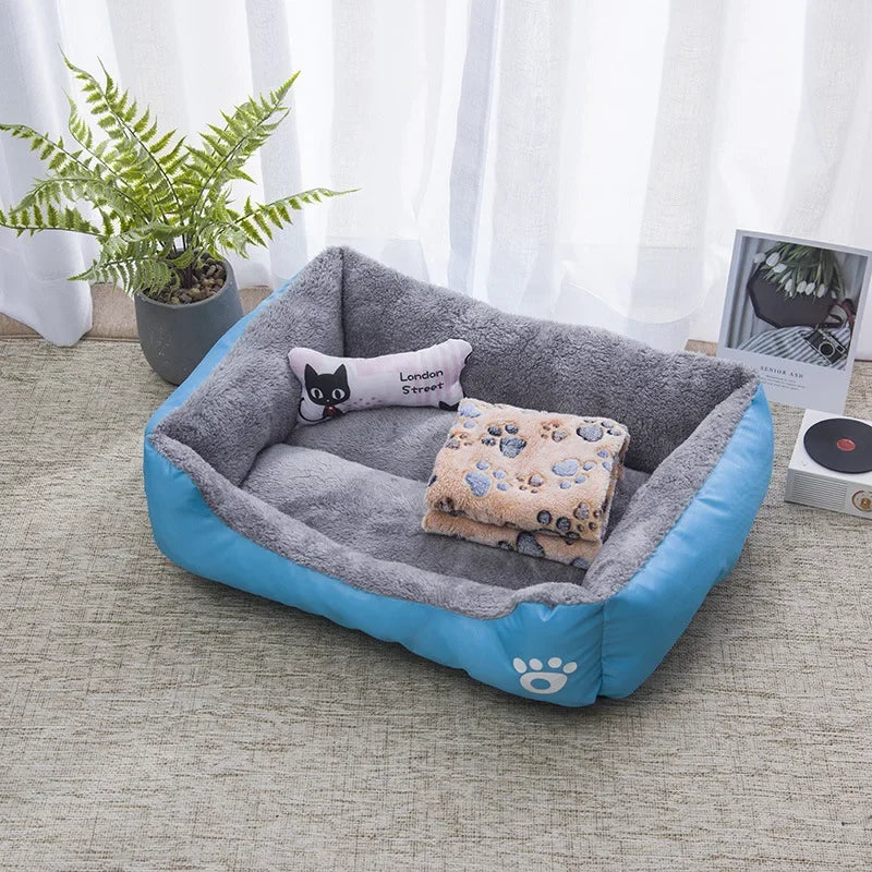 Winter Warm Large Dog Sofa Bed Dog Kneel Cat Mats House Cushion Pet Dog Bed Dog House Soft Nest Dog Baskets Bed for Cat Puppy