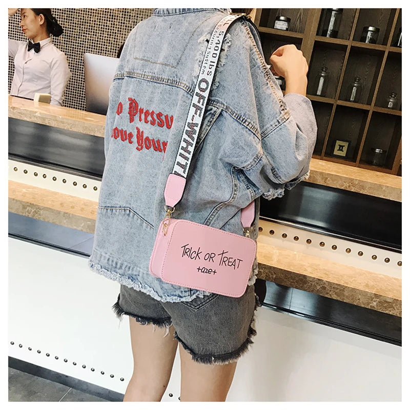 New Fashion Women'S Bag Crossbody Bags for Women 2022 Female Broadband Messenger Bag Joker Small Square Bag Simple Trend Purse